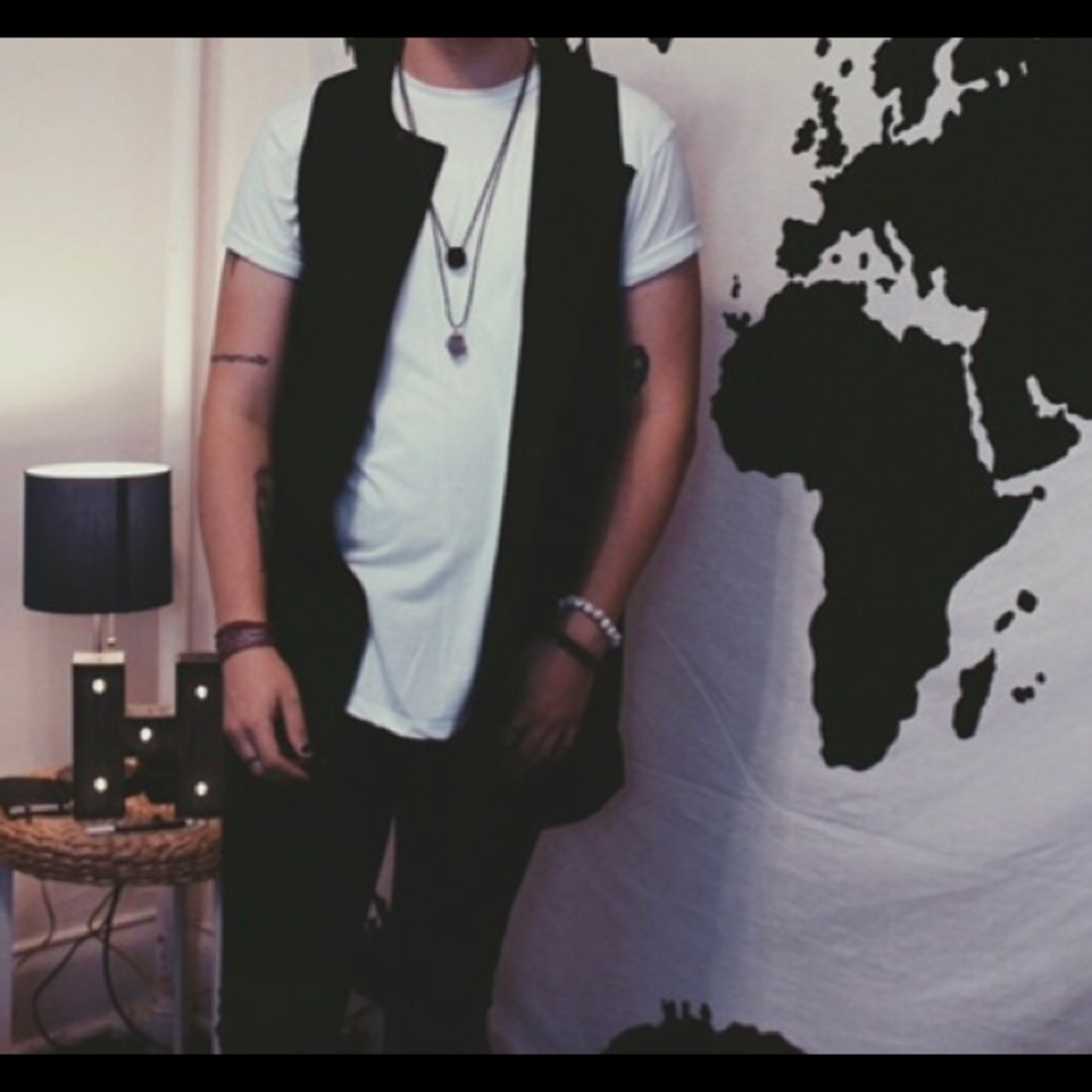 ASOS Asymmetrical “Butchers” Vest